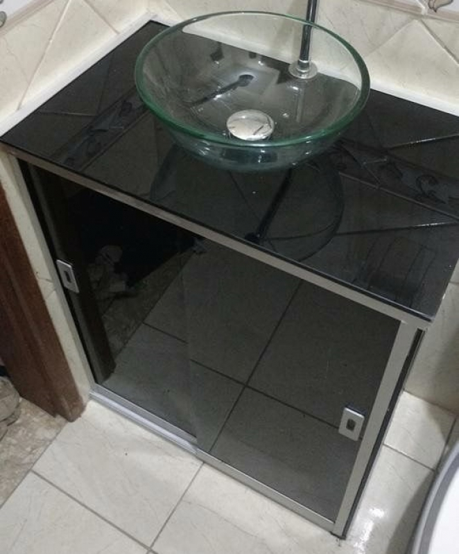 Empresa Especialista em Fechamento de Pia de Vidro para Banheiro Novo Eldorado - Fechamento em Vidro Minas Gerais