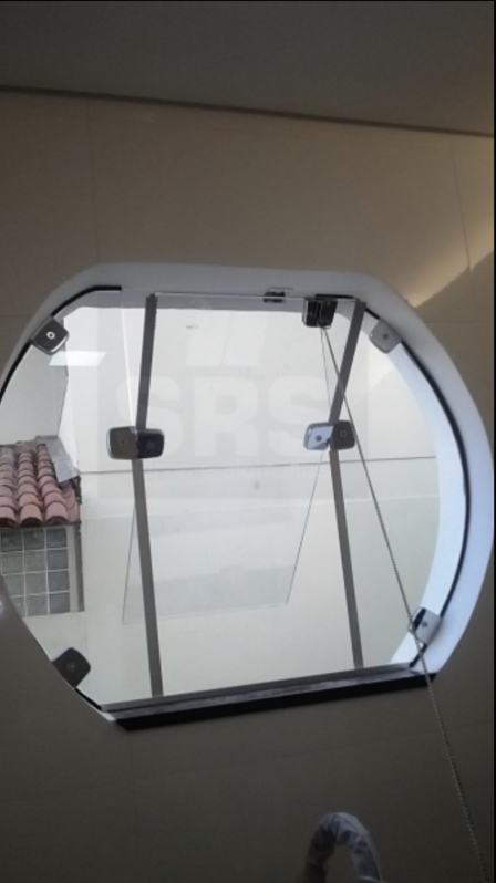Janela de Vidro Basculante Perobas - Janela de Vidro para Banheiro