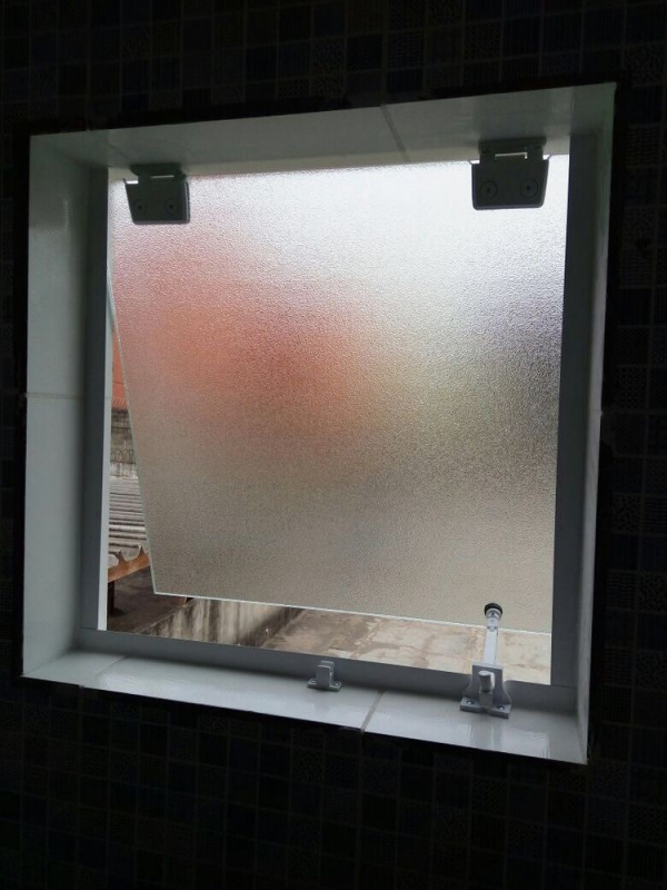 Janela de Vidro para Banheiro Orçamento Santa Tereza - Janela de Vidro Temperado