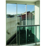 instalação de guarda corpo panorâmico de vidro Estoril